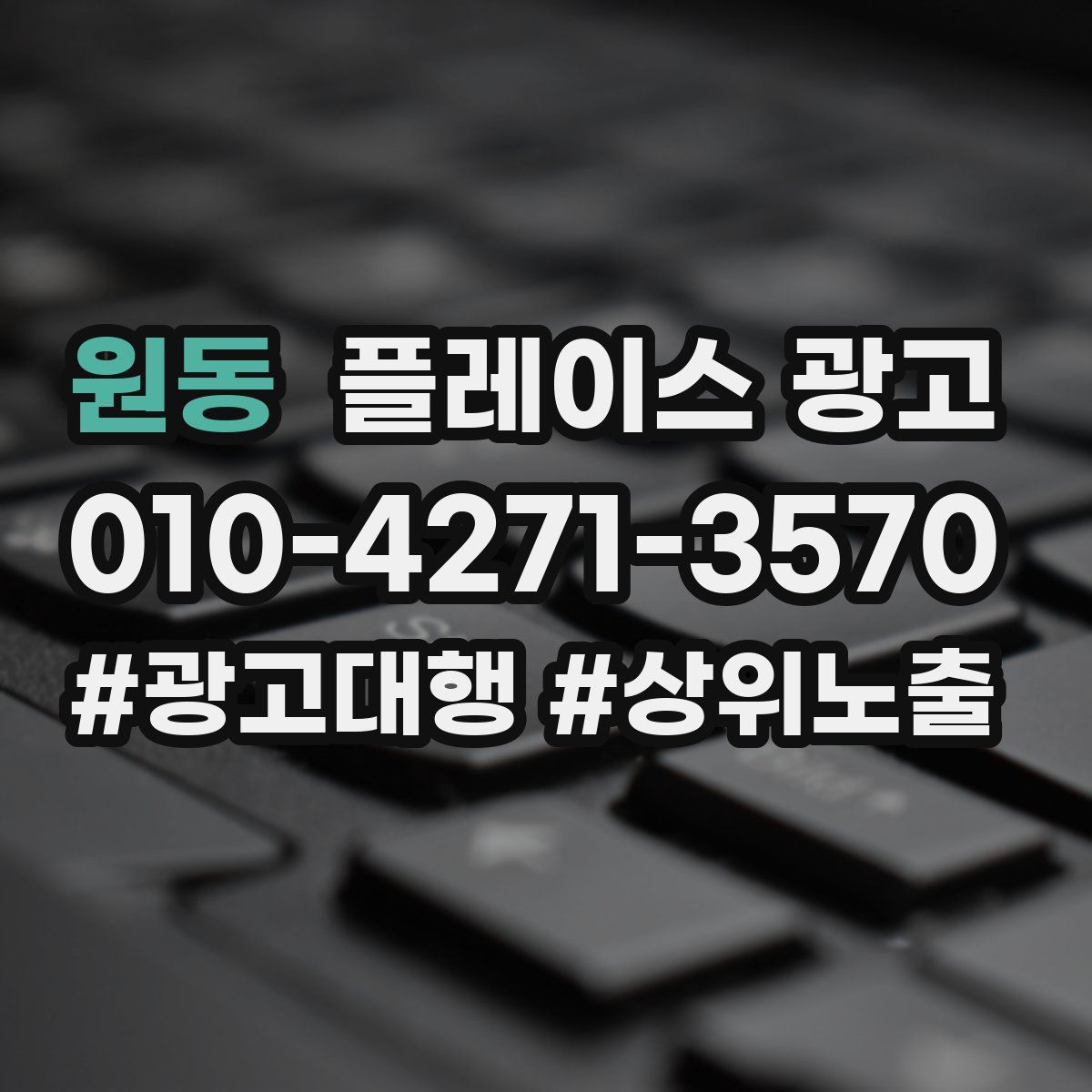 원동 플레이스 광고