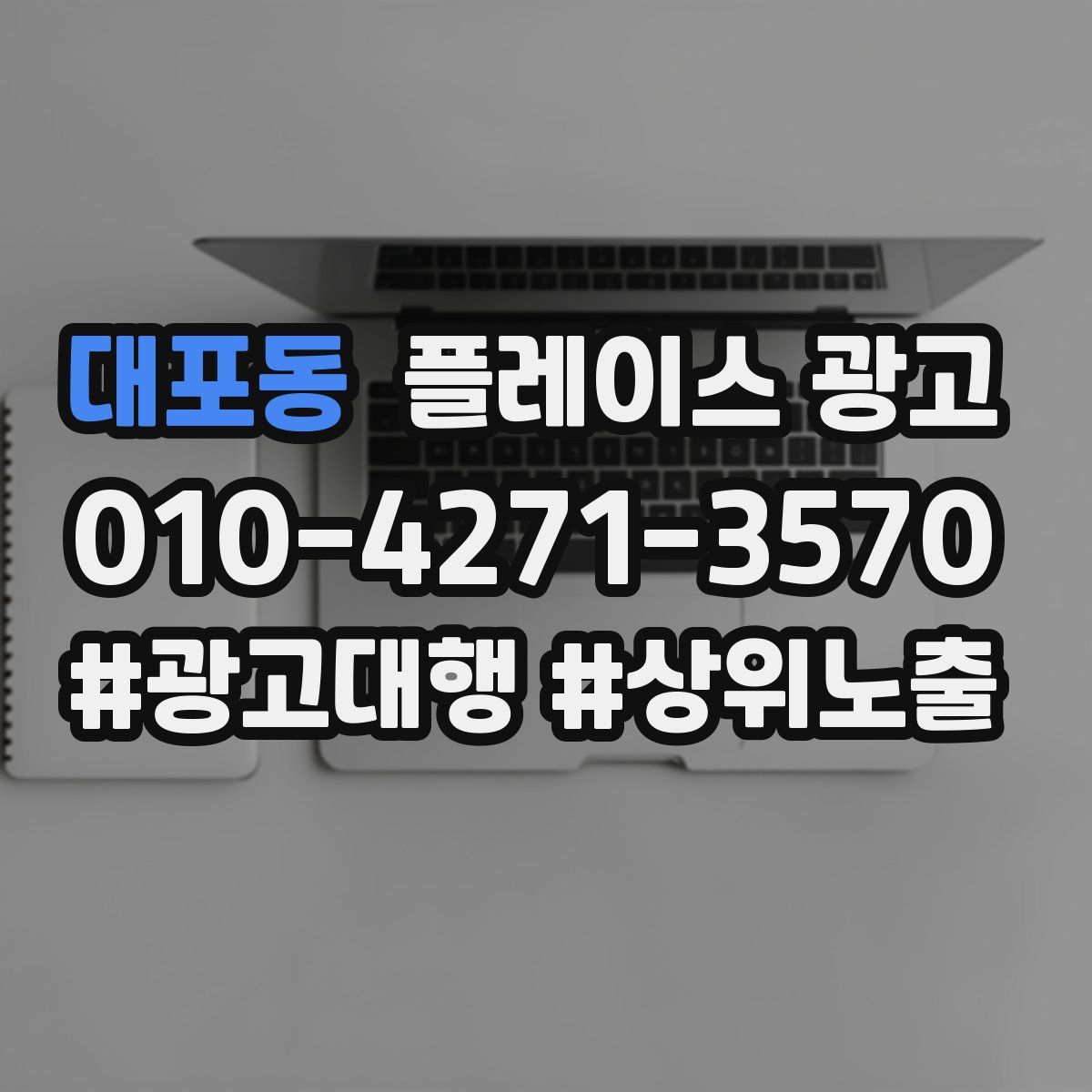 대포동 플레이스 광고