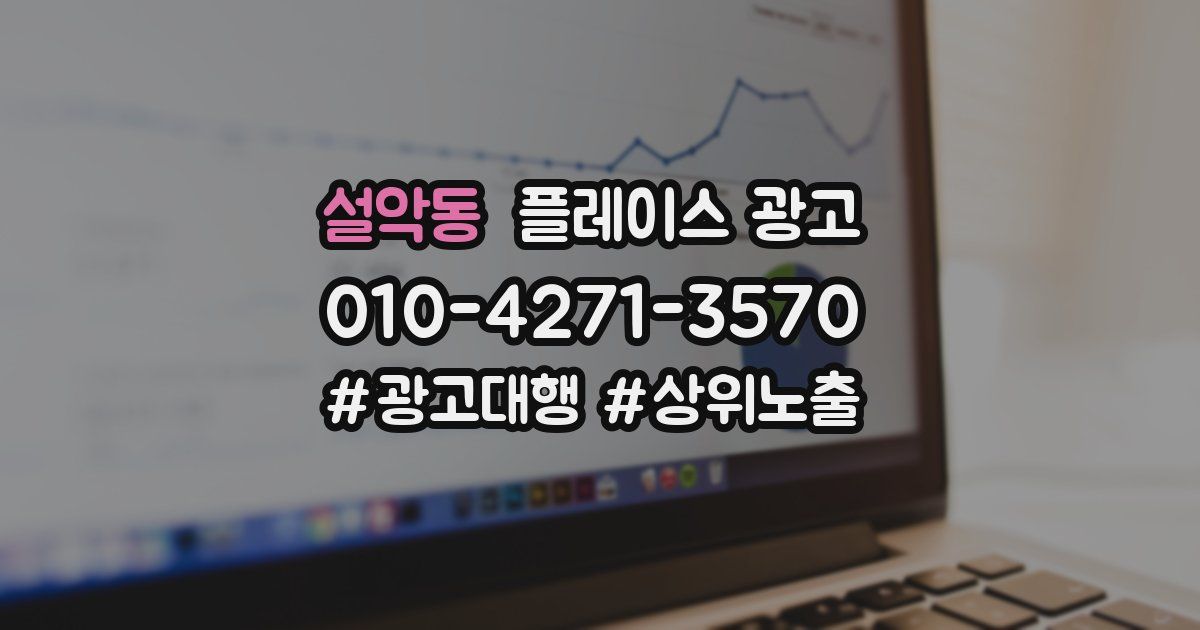 설악동 플레이스 광고