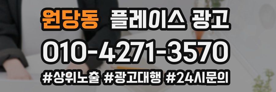 원당동 플레이스 광고