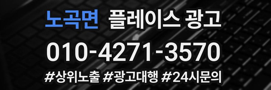 노곡면 플레이스 광고