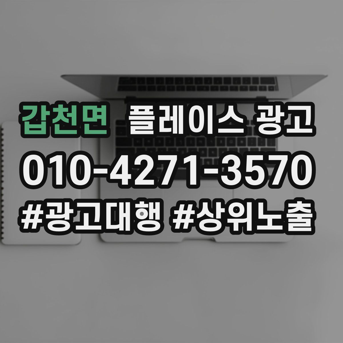 갑천면 플레이스 광고