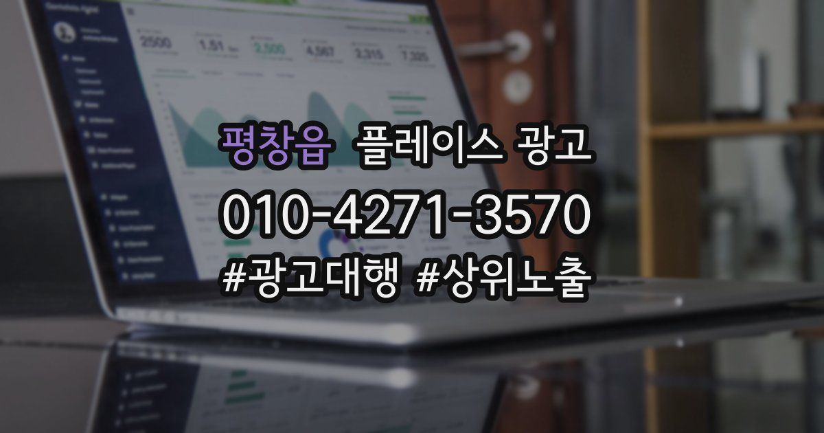 평창읍 플레이스 광고