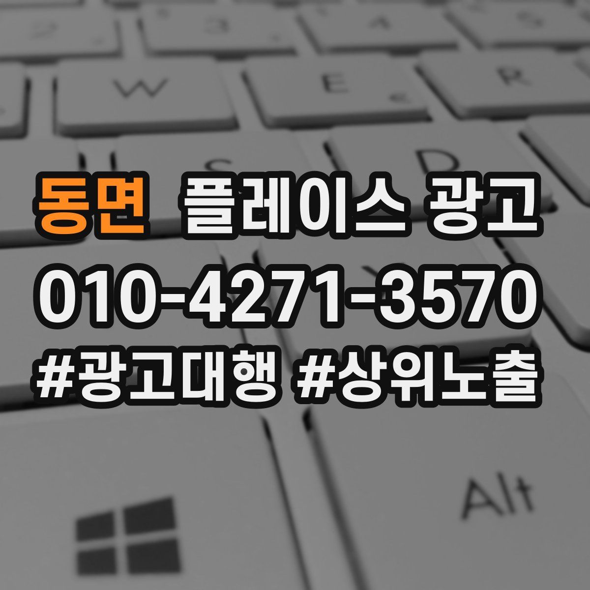 동면 플레이스 광고