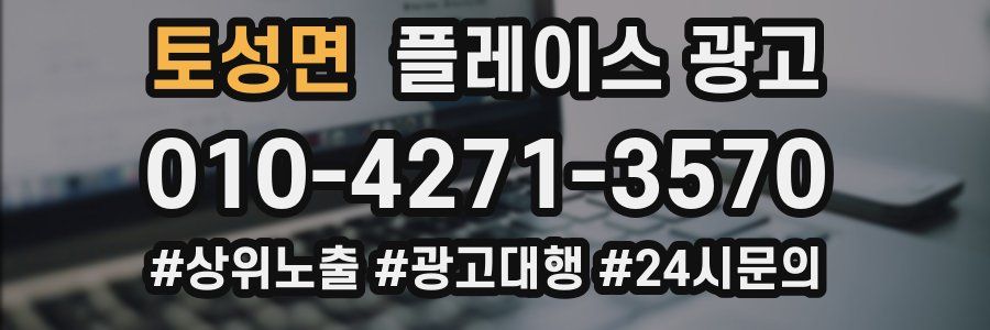 토성면 플레이스 광고