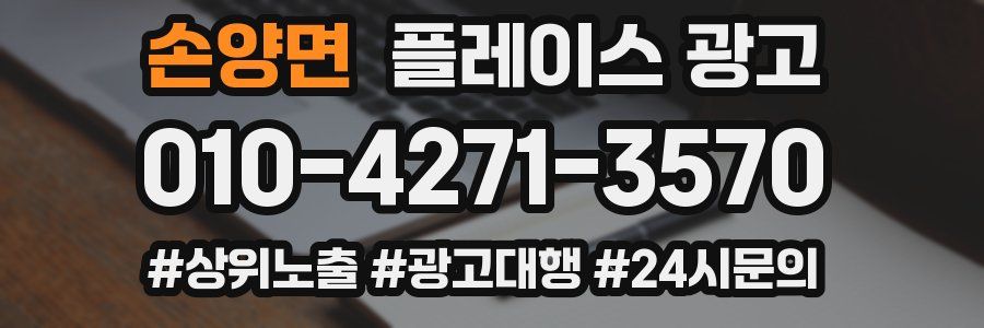 손양면 플레이스 광고