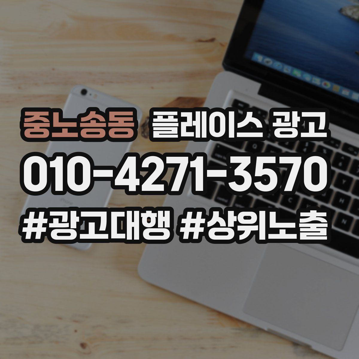 중노송동 플레이스 광고