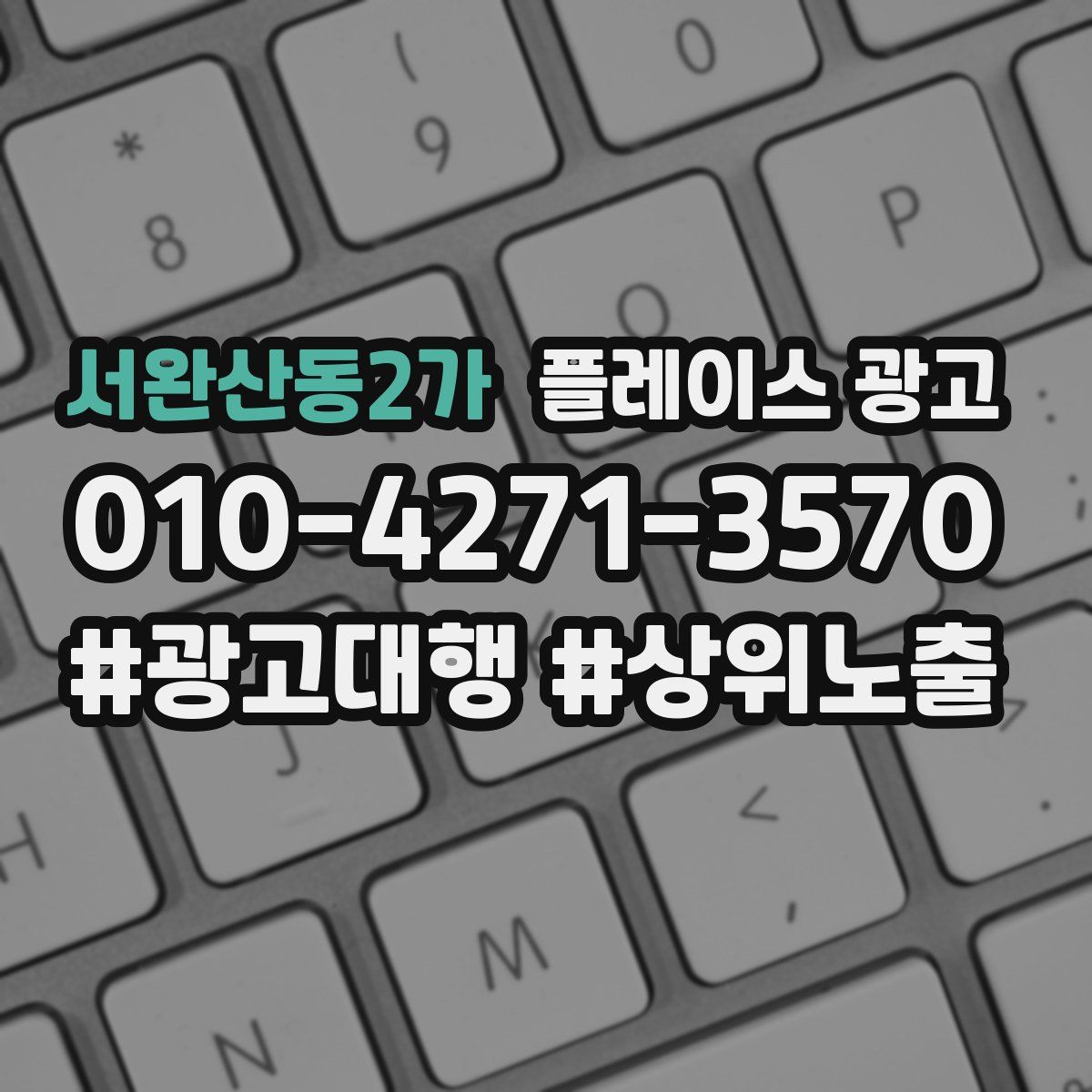 서완산동2가 플레이스 광고
