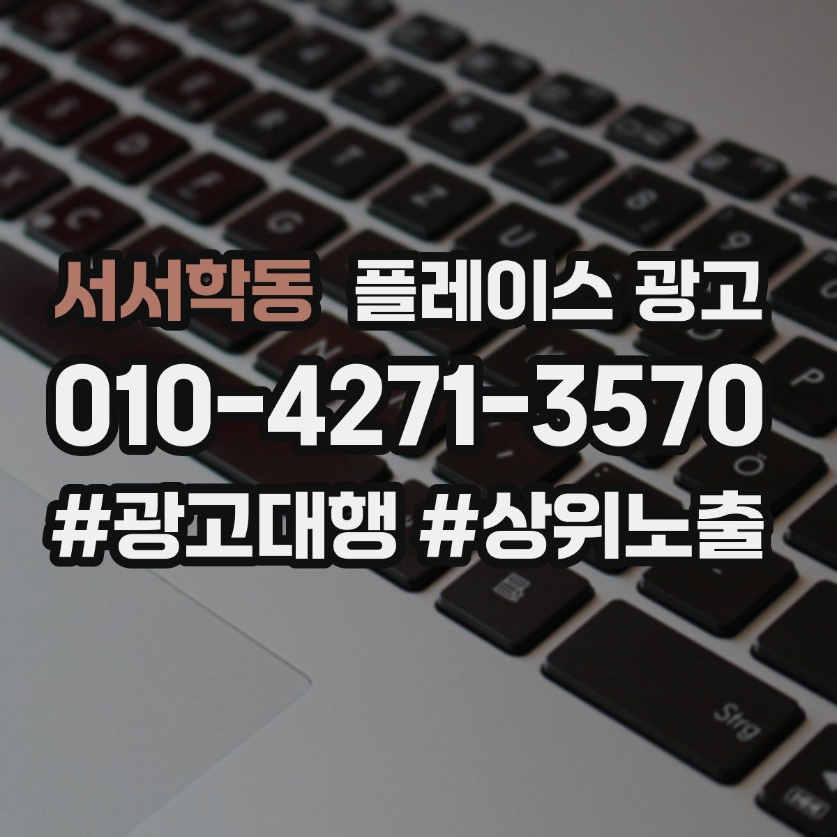 서서학동 플레이스 광고