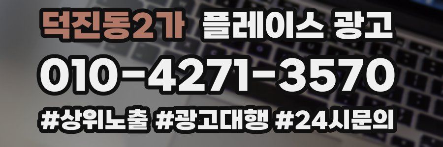 덕진동2가 플레이스 광고