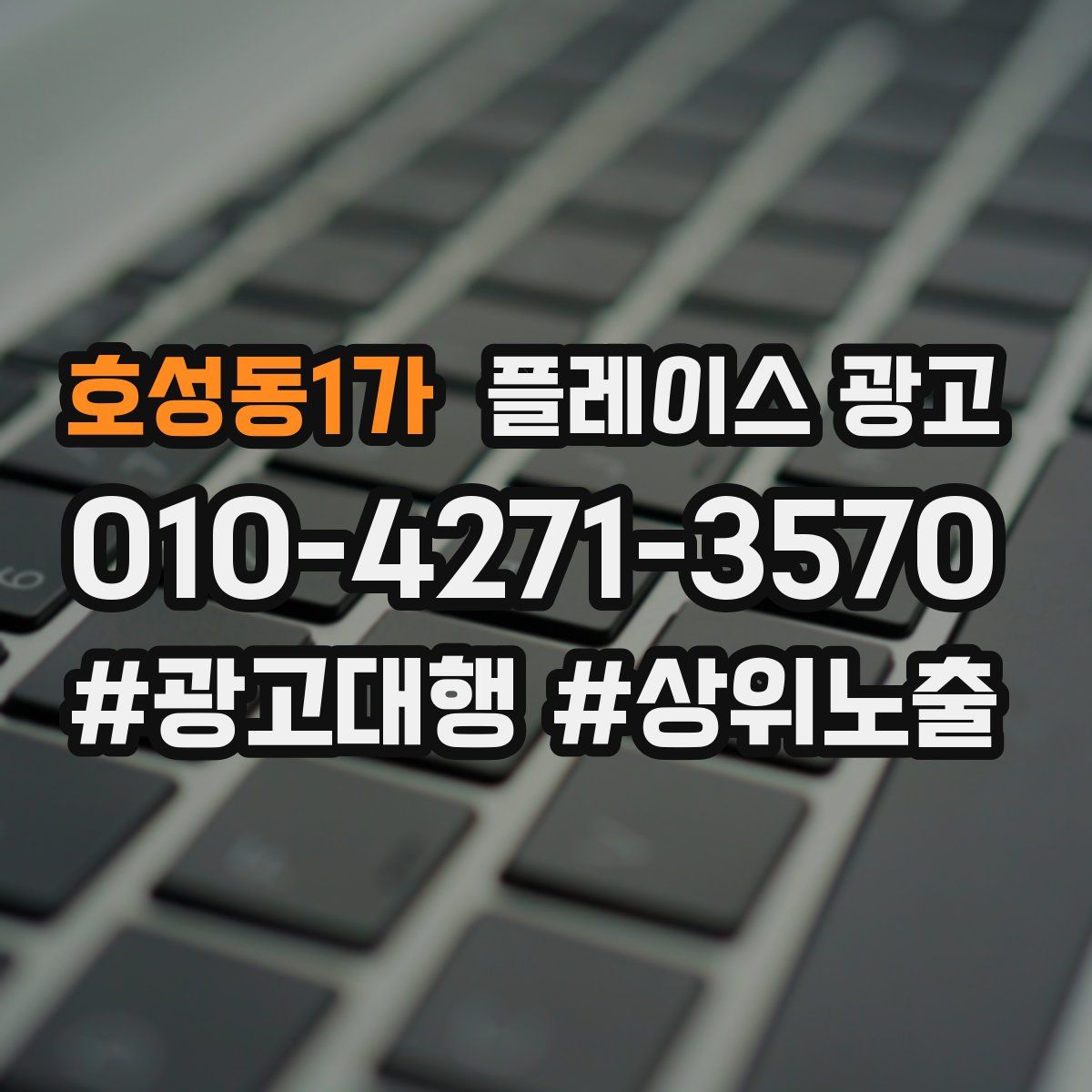 호성동1가 플레이스 광고
