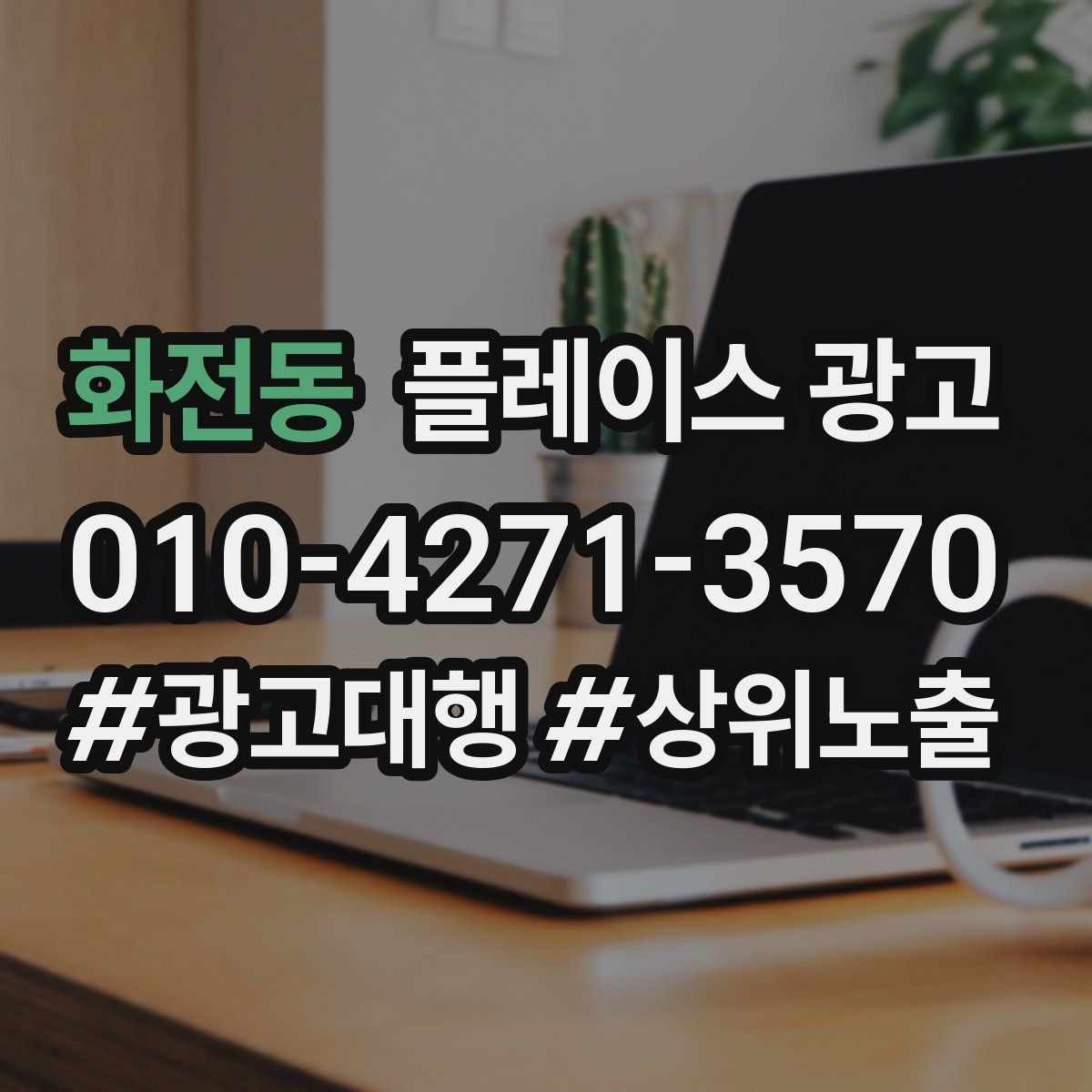 화전동 플레이스 광고