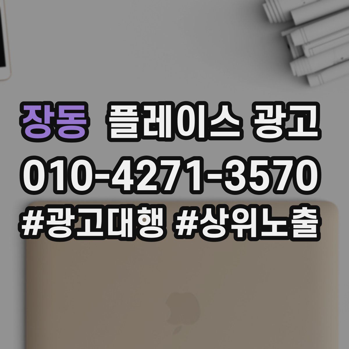장동 플레이스 광고