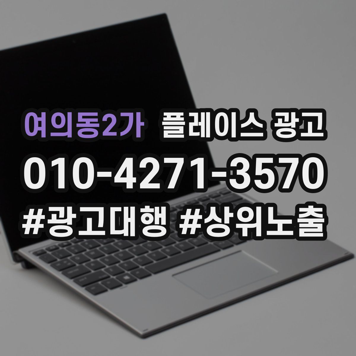 여의동2가 플레이스 광고