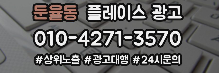 둔율동 플레이스 광고