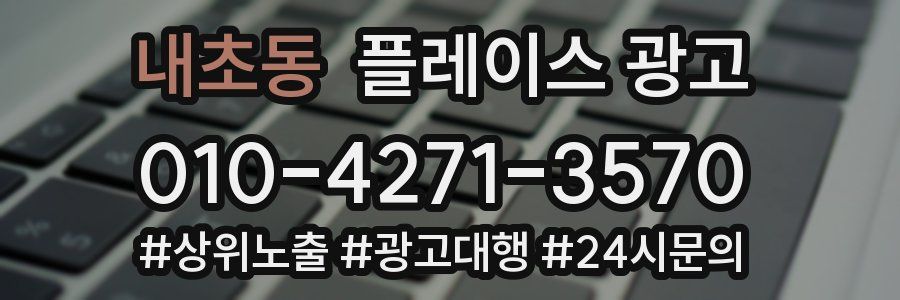 내초동 플레이스 광고