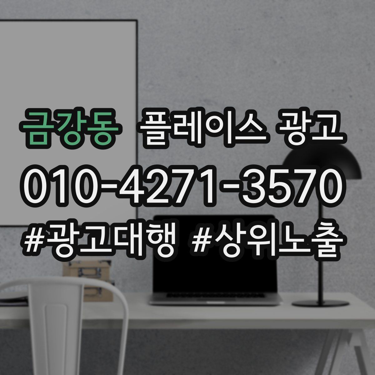 금강동 플레이스 광고
