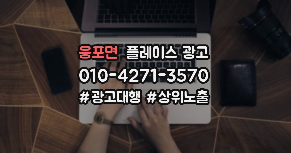 웅포면 플레이스 광고