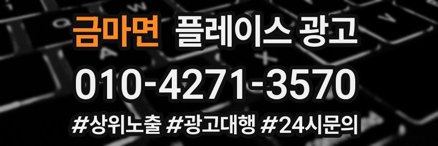 금마면 플레이스 광고