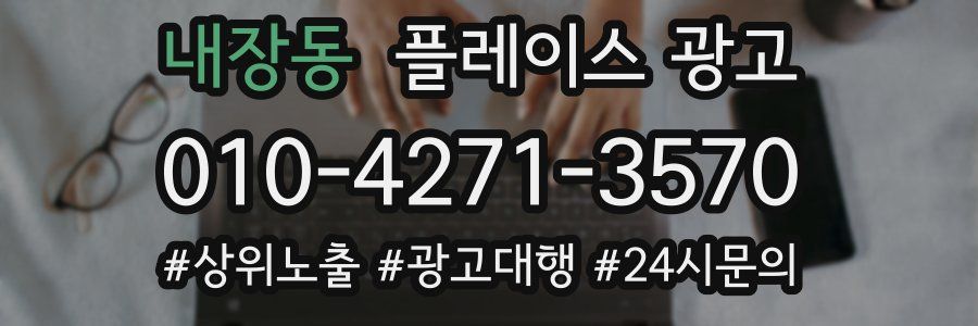 내장동 플레이스 광고