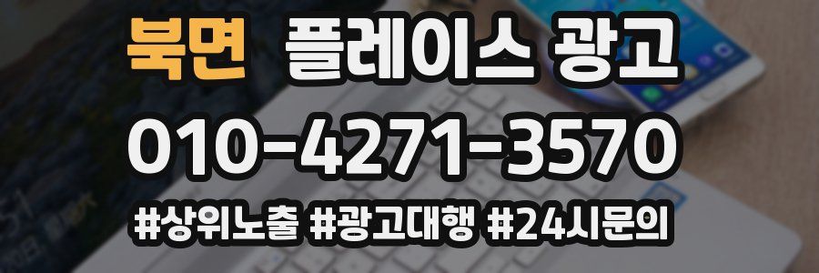 북면 플레이스 광고