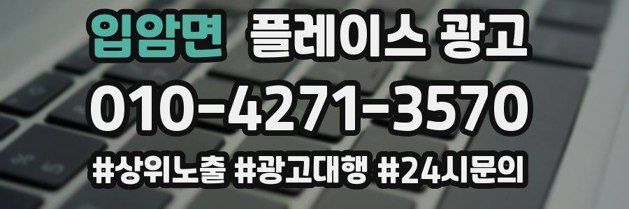 입암면 플레이스 광고