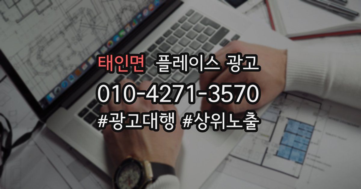 태인면 플레이스 광고