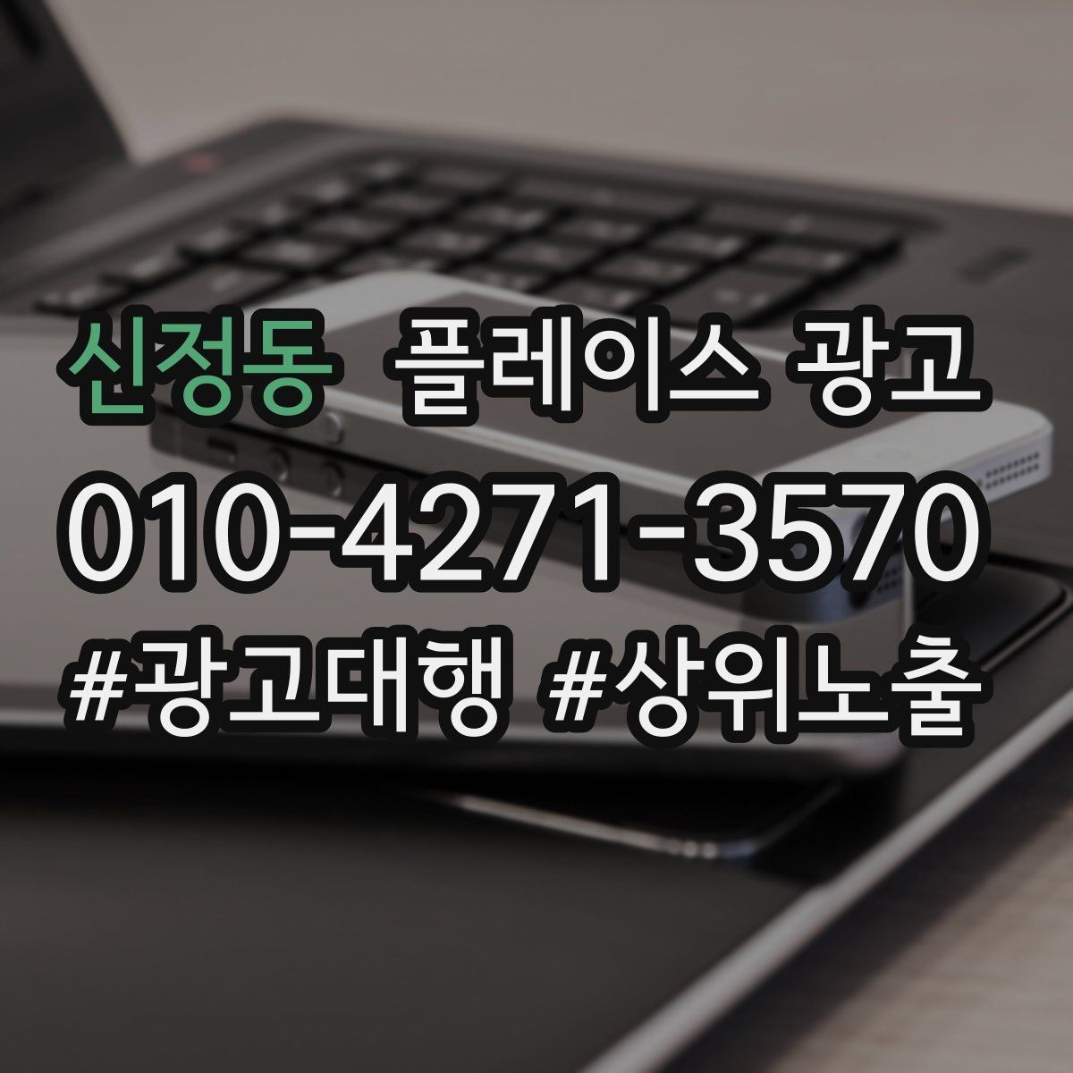 신정동 플레이스 광고
