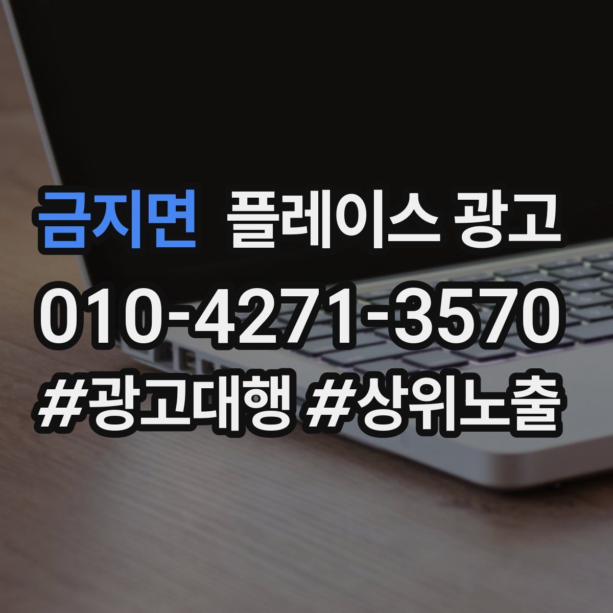 금지면 플레이스 광고