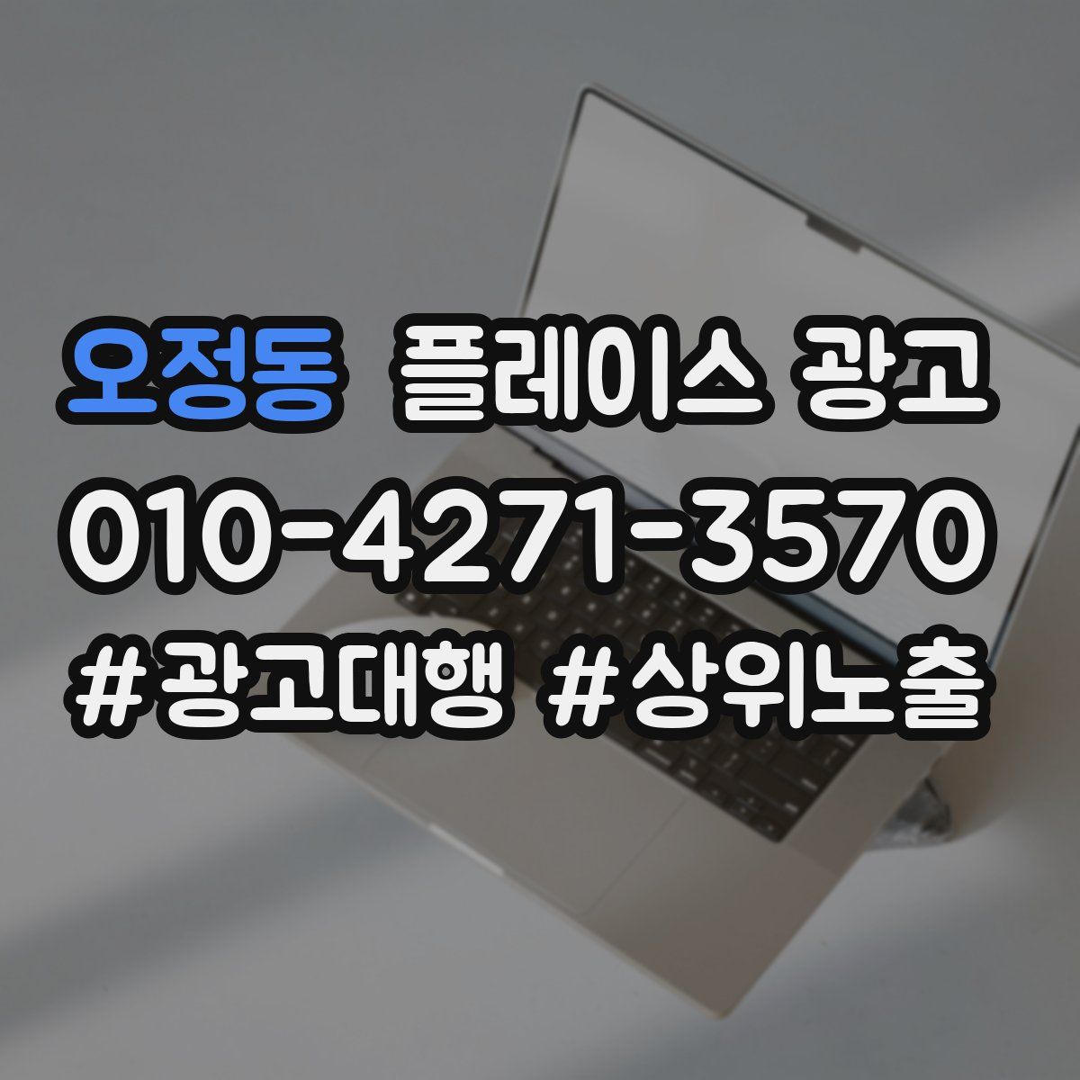 오정동 플레이스 광고