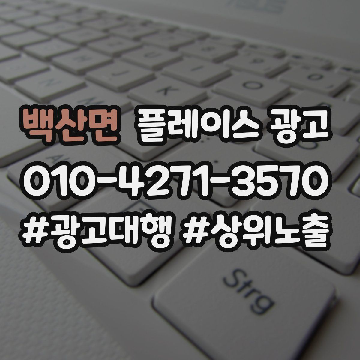 백산면 플레이스 광고