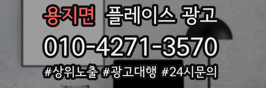 용지면 플레이스 광고