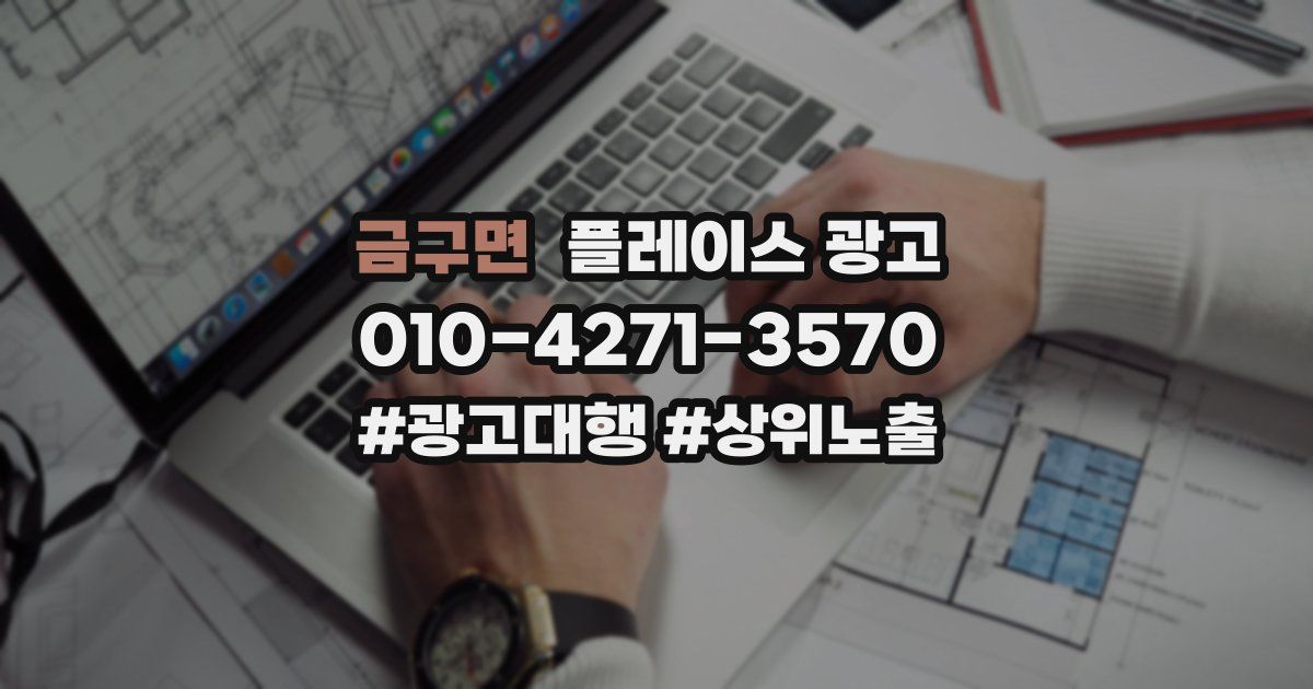 금구면 플레이스 광고