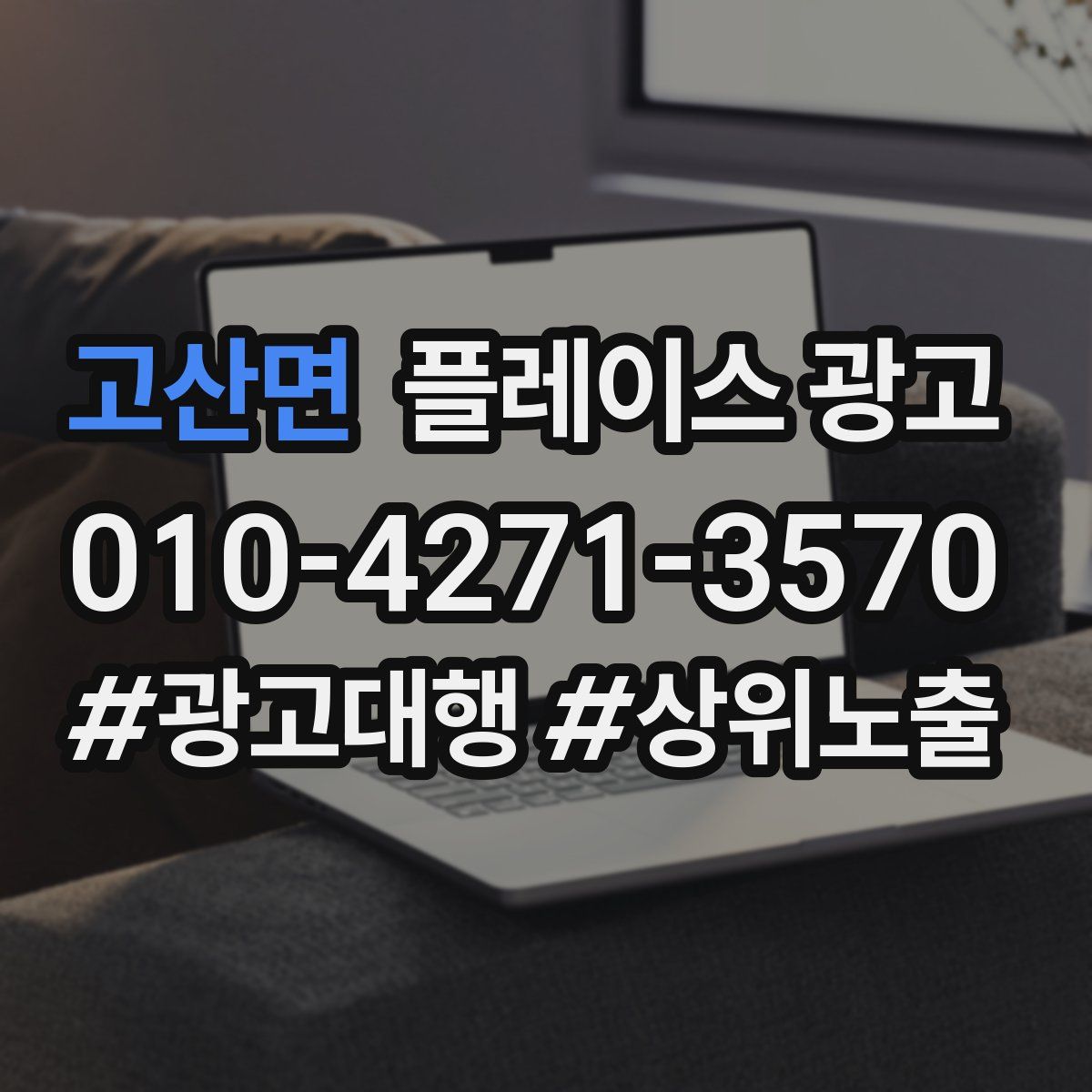 고산면 플레이스 광고