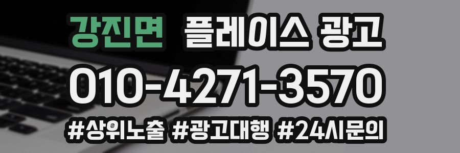 강진면 플레이스 광고