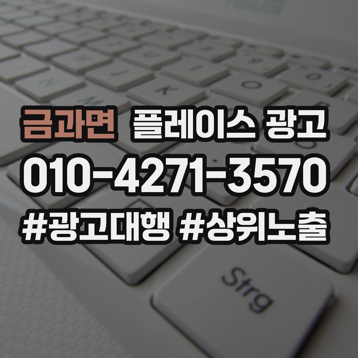 금과면 플레이스 광고