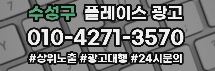 수성구 플레이스 광고