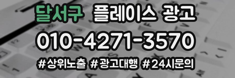 달서구 플레이스 광고