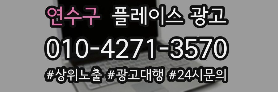 연수구 플레이스 광고