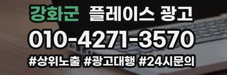 강화군 플레이스 광고