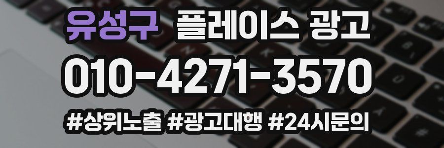 유성구 플레이스 광고