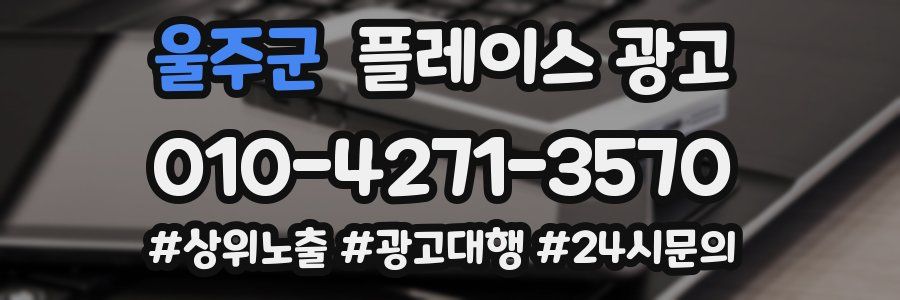 울주군 플레이스 광고