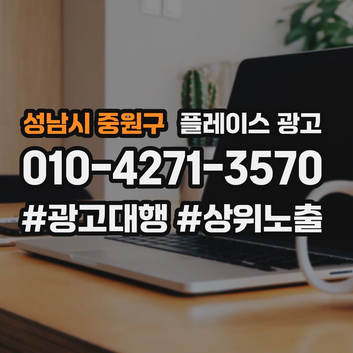 성남시 중원구 플레이스 광고