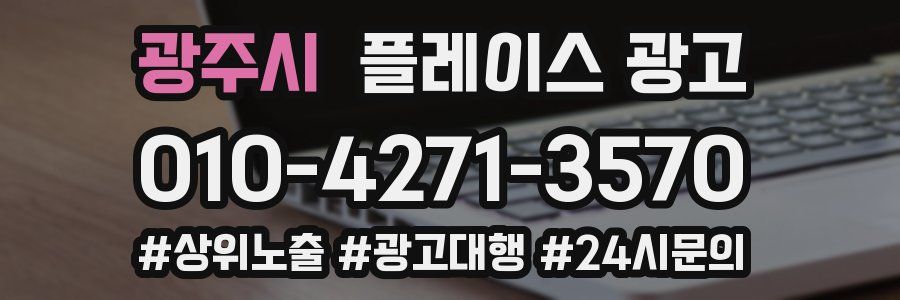 광주시 플레이스 광고
