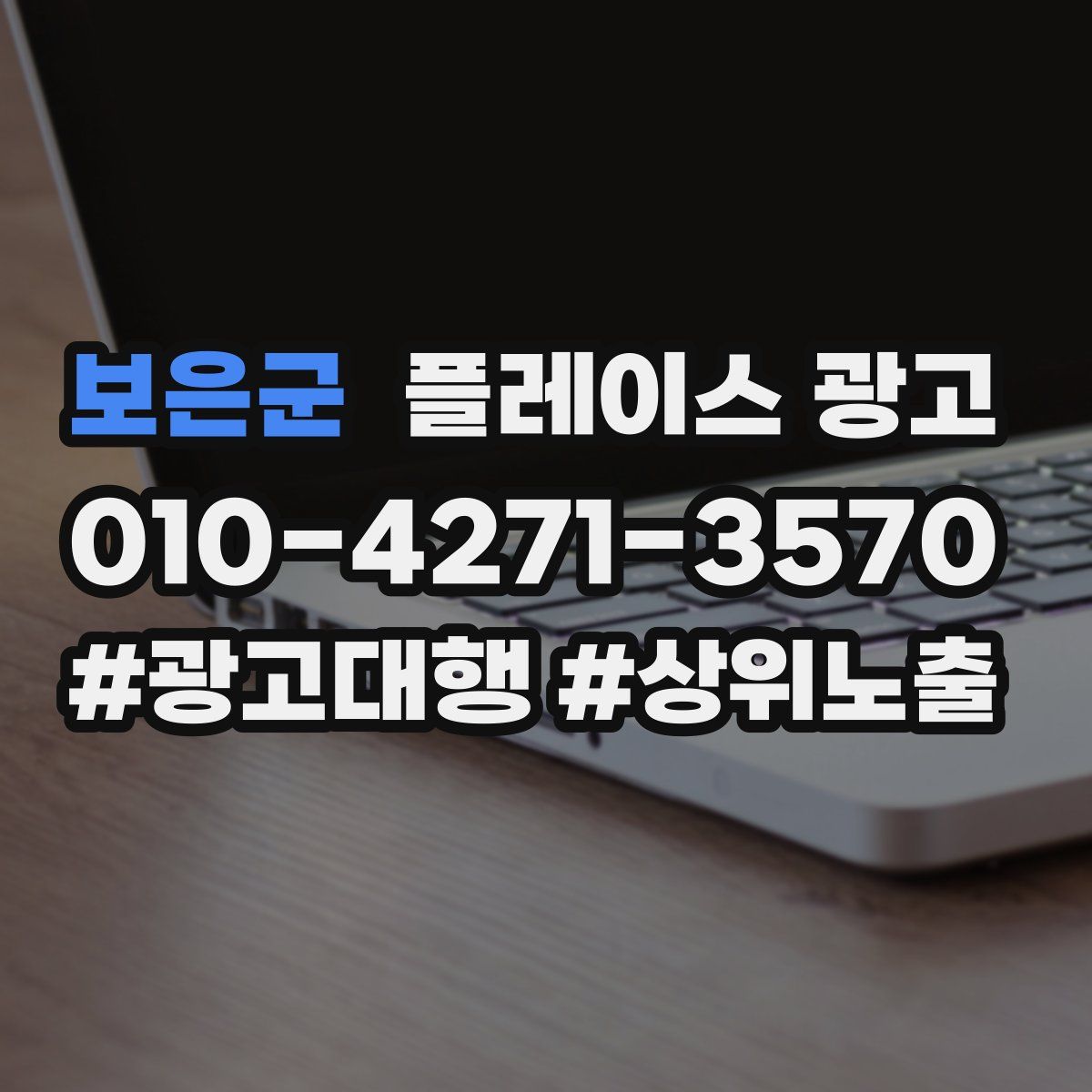 보은군 플레이스 광고