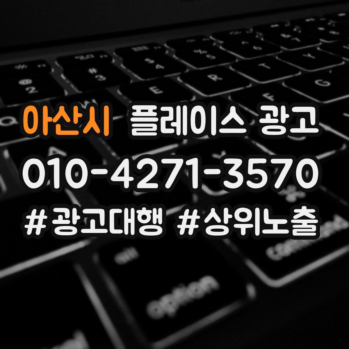 아산시 플레이스 광고