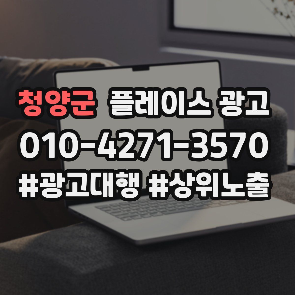 청양군 플레이스 광고