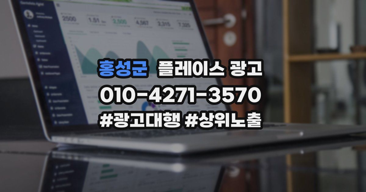 홍성군 플레이스 광고