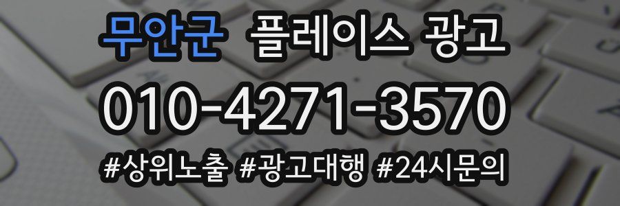 무안군 플레이스 광고
