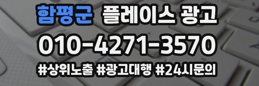 함평군 플레이스 광고